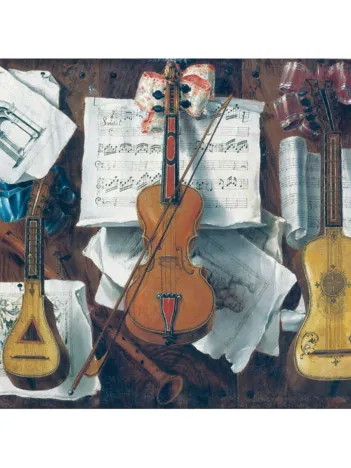 Produit Puzzle en Bois Découpé à la Main - Sébastiano Lazzari - Trompe L'Oeil Image