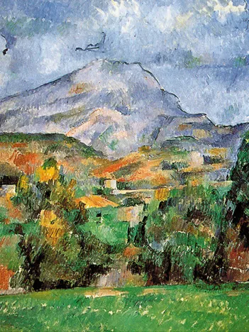 Produit Puzzle en Bois Découpé à la Main - Montagne Sainte Victoire Image