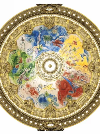 Produit Puzzle en Bois Découpé à la Main - Plafond De L'Opéra Garnier Image