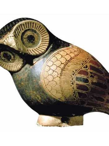 Produit Puzzle en Bois Découpé à la Main - Vase Chouette Image