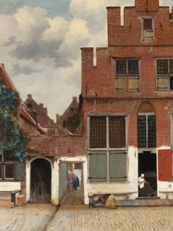 Produit Puzzle en Bois Découpé à la Main - Vermeer Johannes - La Ruelle Image