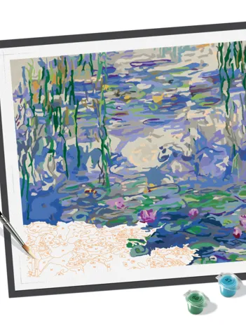 Produit Peinture au Numéro - CréArt - Art Collection - Monet : Les Nymphéas Image