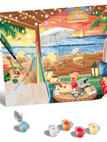 Produit Peinture au Numéro - CréArt Edition Toiles - Cozy Cabana Image
