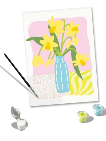Produit Peinture au Numéro - CréArt - Jonquilles Image