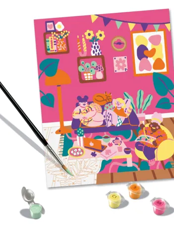 Produit Peinture au Numéro - CréArt - Pyjama Party - Marie Boiseau Image