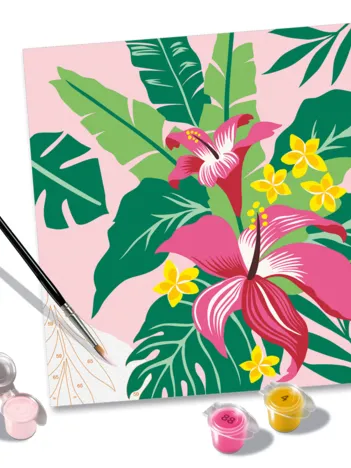 Produit Peinture au Numéro - CréArt - Tropical Plants Image