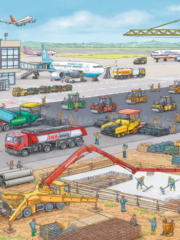 Produit Chantier de Construction à l'Aéroport Image