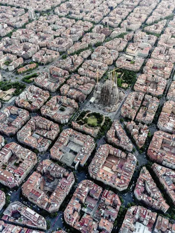 Produit Barcelone vue d'en Haut Image