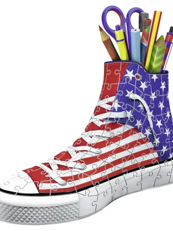 Produit Puzzle 3D - Pot à Crayons - Sneaker American Image