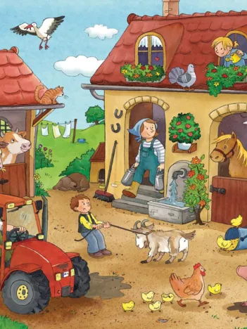 Produit 2 Puzzles - Métiers de la Ferme Image