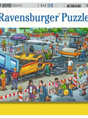 Produit 2 Puzzles - Chantier de construction de route Image