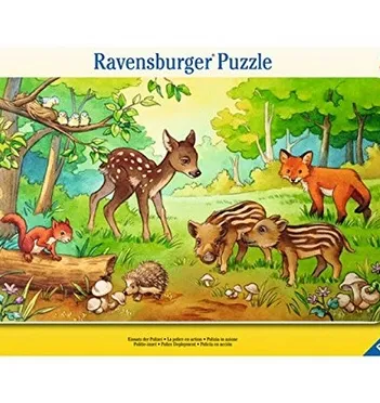 Produit Puzzle Cadre - Bébés Animaux de la Forêt Image