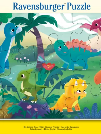 Produit Puzzle Cadre - Les Petits Dinosaures Image