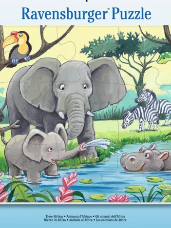 Produit Puzzle Cadre - Animaux d'Afrique Image