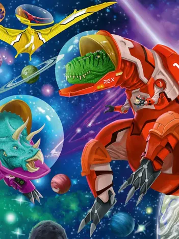 Produit Pièces XXL - Space Dinosaur Image