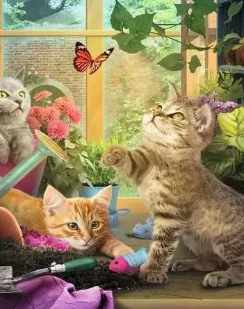 Produit Pièces XXL - Feel Well & Puzzle - Chatons Joueurs Image