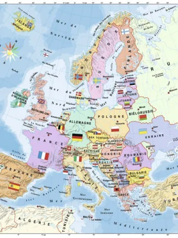 Produit Pièces XXL - Carte d'Europe Image