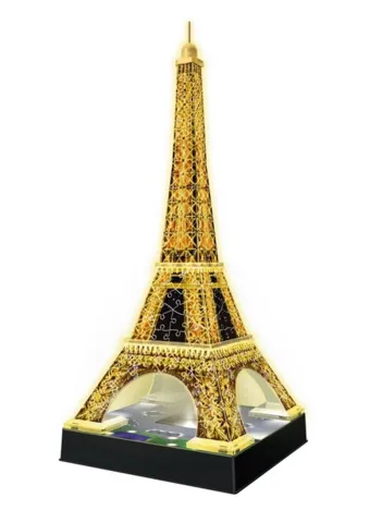 Produit Puzzle 3D - Tour Eiffel la Nuit, avec Led Image