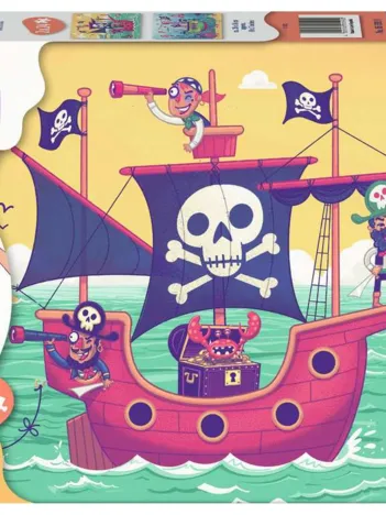 Produit 2 Puzzles - Puzzle & Play - Pirates Image