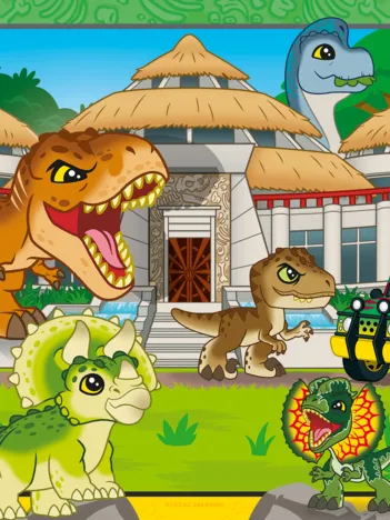 Produit 2 Puzzles - Vivre en Terre Sauvage / Jurassic World Explorers Image