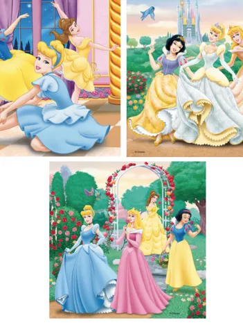 Produit 3 Puzzles - Les Princesses Disney Image