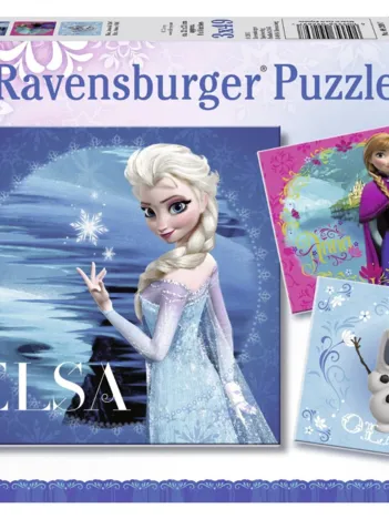 Produit 3 Puzzles - Reine des Neiges Image