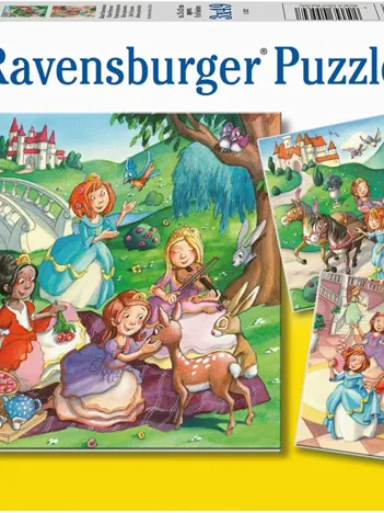 Produit 3 Puzzles - Petites Princesses Image