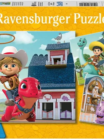 Produit 3 Puzzles - Dino Ranch Image
