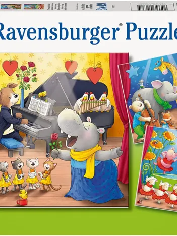 Produit 3 Puzzles - Animaux sur Scène Image
