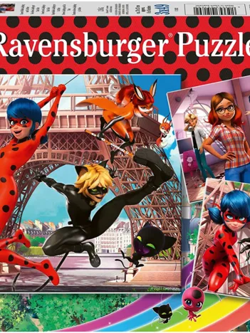 Produit 3 Puzzles - Lady Bug Image