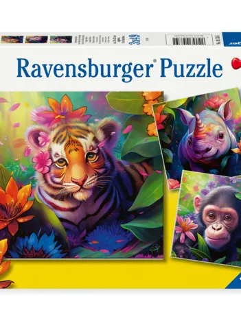 Produit 3 Puzzles - Bébés de la Jungle Image