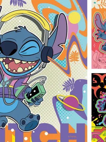 Produit 3 Puzzles - Play Disney Stitch Image