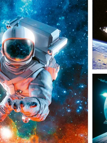 Produit 3 Puzzles - Aventure dans l'Espace Image