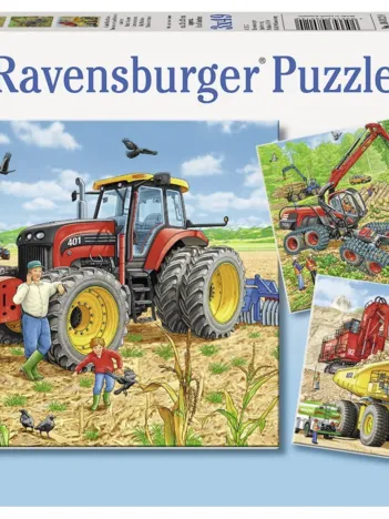 Produit 3 Puzzles - Grossses Machiness Image