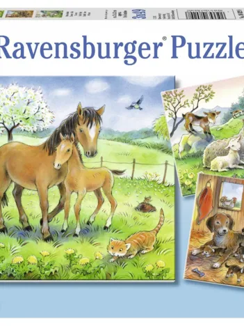 Produit 3 Puzzles - Câlins Image