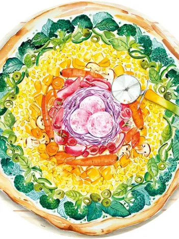 Produit Circle of Colors - Pizza Image