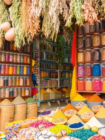 Produit Puzzle Highlights - Marchés colorés - Marché aux Épices Maroc Image