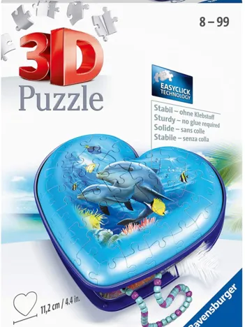 Produit Puzzle 3D - Boîte Coeur - Monde Sous-Marin Image