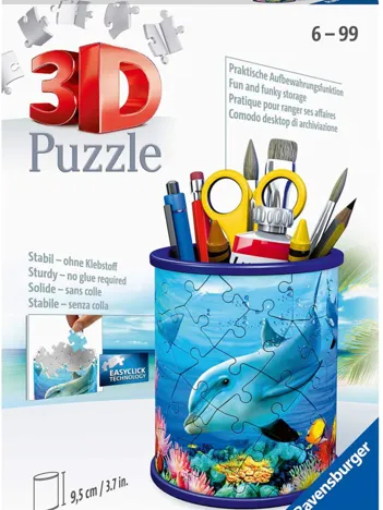 Produit Puzzle 3D - Pot à Crayons - Monde Sous-marin Image