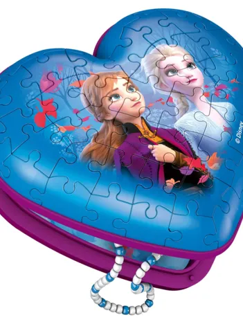Produit Puzzle 3D - Boite Coeur - La Reine des Neiges 2 Image