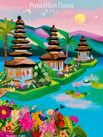 Produit Pura Ulun Danu, Bali Image