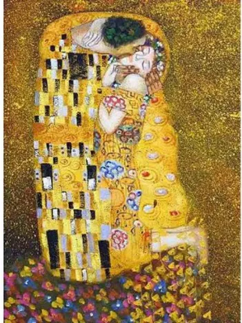 Produit Klimt Gustav - Le baiser (détail) Image