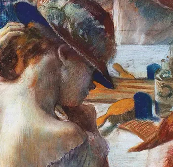 Produit Degas Edgar - In Front of the Mirror Image