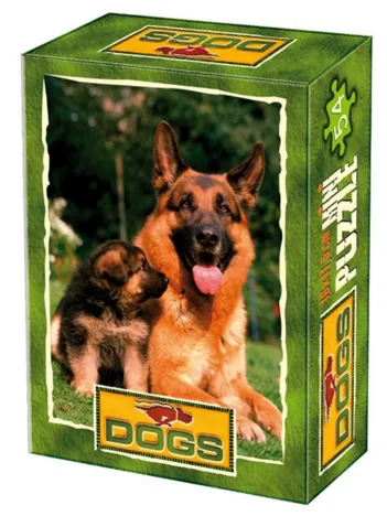 Produit Mini Puzzle - Animaux domestiques - Amour maternel des Bergers allemands Image