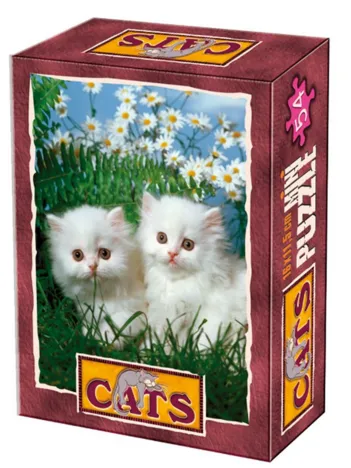 Produit Mini Puzzle - Animaux domestiques - Chatons blancs très mignons Image