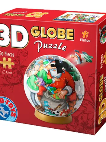 Produit Puzzle Globe - On t'aime Père Noël Image