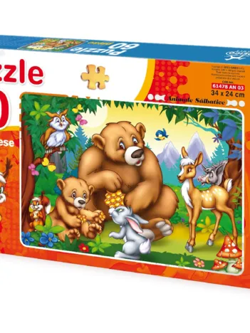 Produit La famille ours avec les animaux de la forêt Image