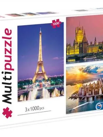 Produit 3 Puzzles - Cities Image
