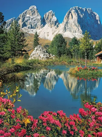 Produit Col Pordoi, Dolomites, Italie Image