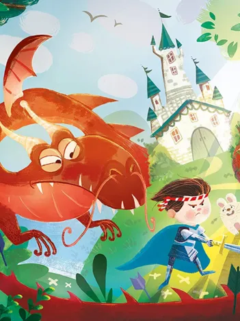 Produit The Dragon And The Knight Image